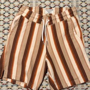 Free Planet Multicolor Striped Shorts